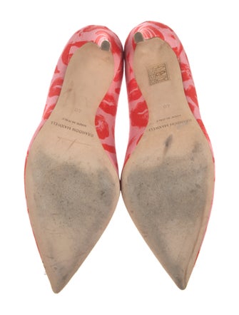 Brandon Maxwell Printed Pumps