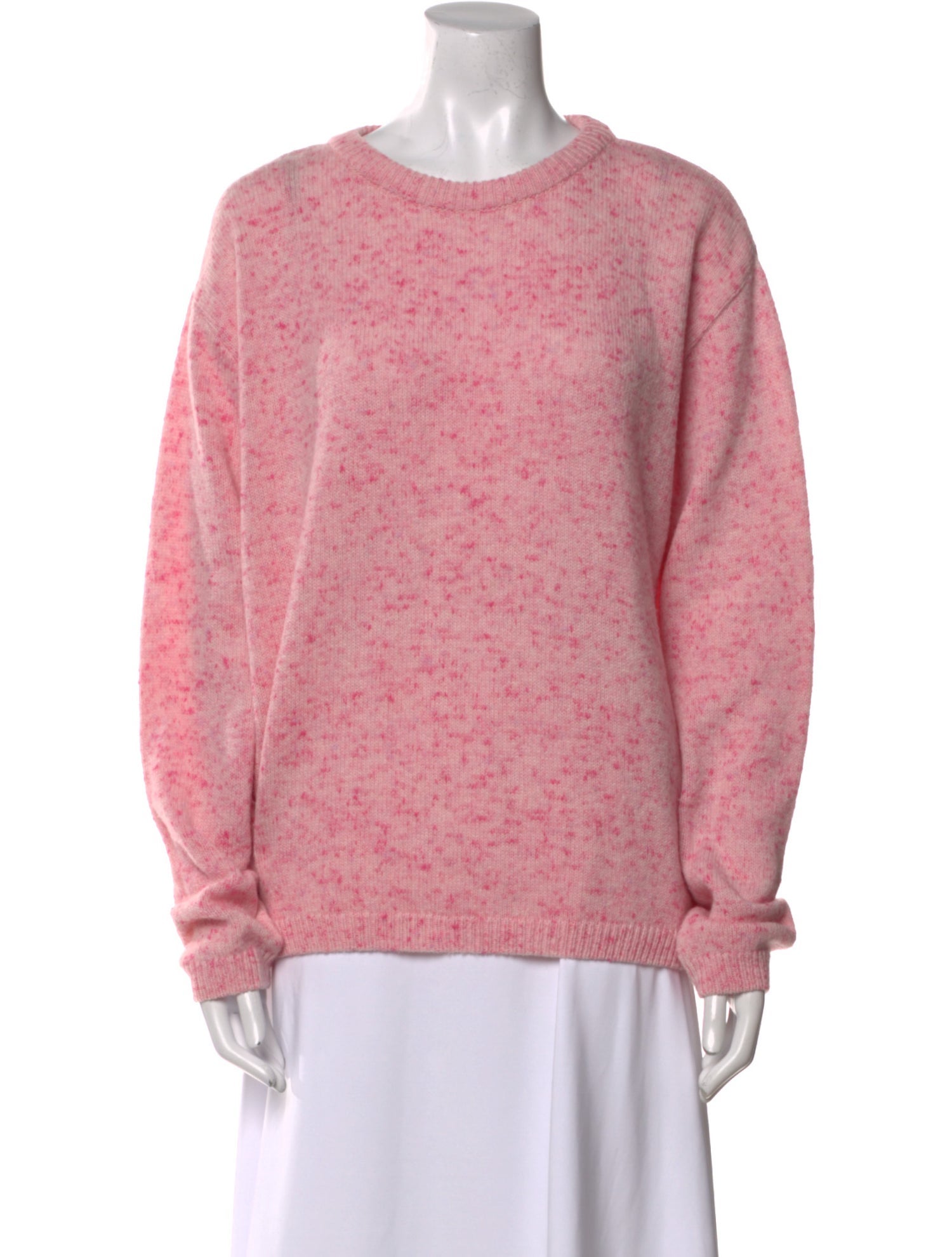 Brandon Maxwell Cashmere Crew Neck Sweater