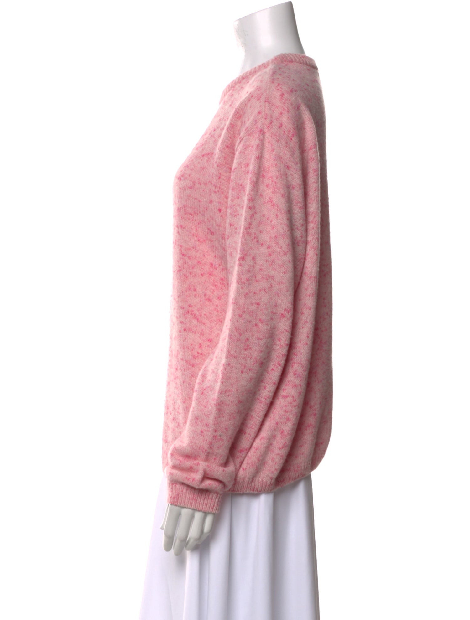 Brandon Maxwell Cashmere Crew Neck Sweater