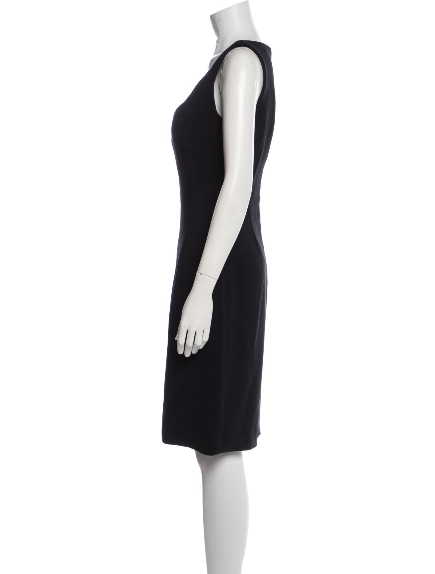 Brandon Maxwell V-Neck Knee-Length Dress