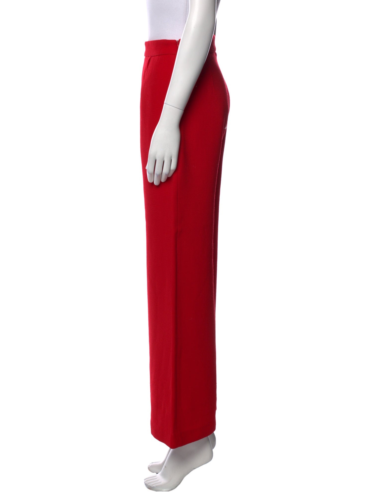 Brandon Maxwell Wool Wide Leg Pants