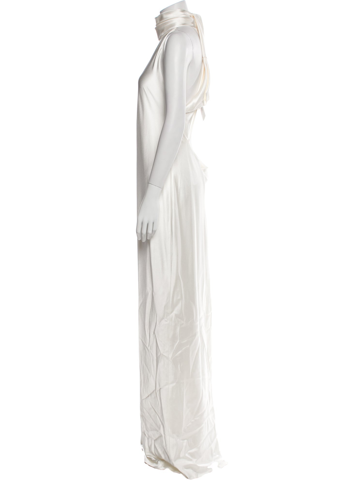 Brandon Maxwell Silk Long Dress w/ Tags