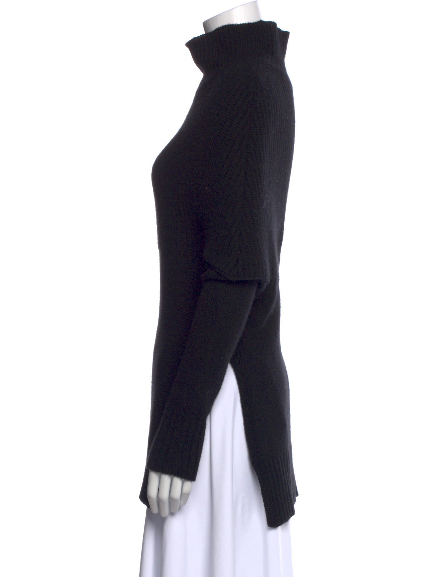 Brandon Maxwell Virgin Wool Turtleneck Sweater