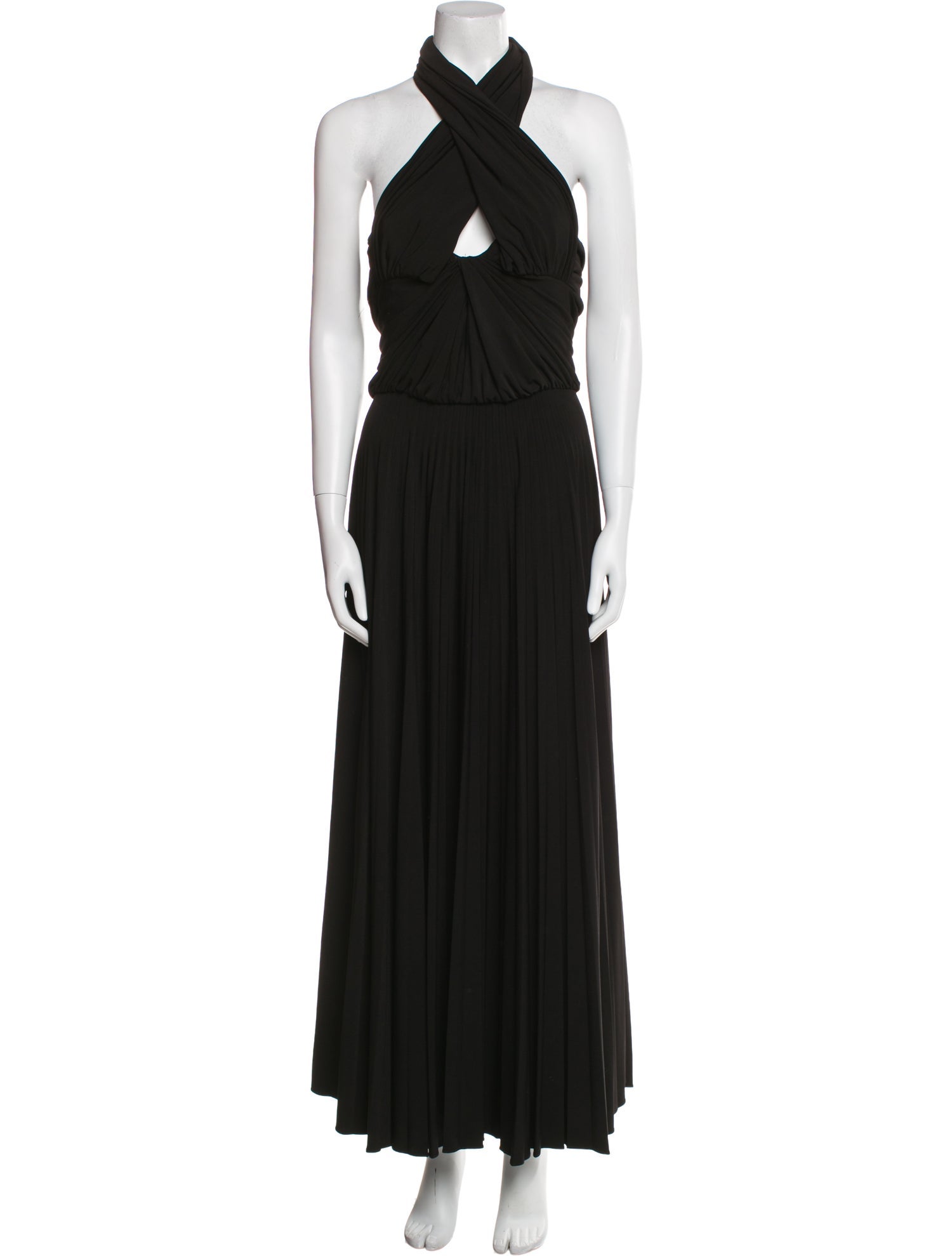 Brandon Maxwell Halterneck Long Dress w/ Tags