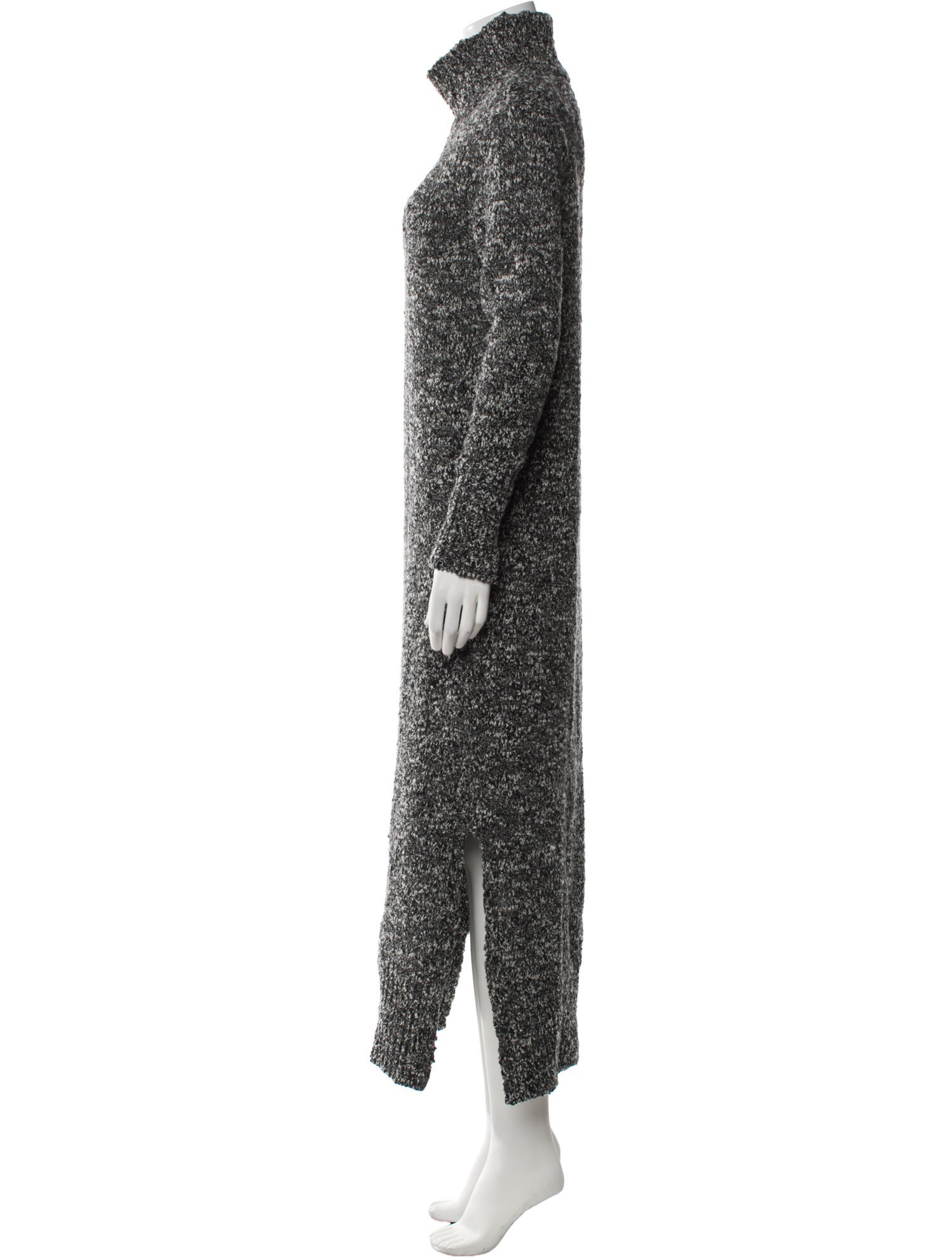 Brandon Maxwell Virgin Wool Long Dress