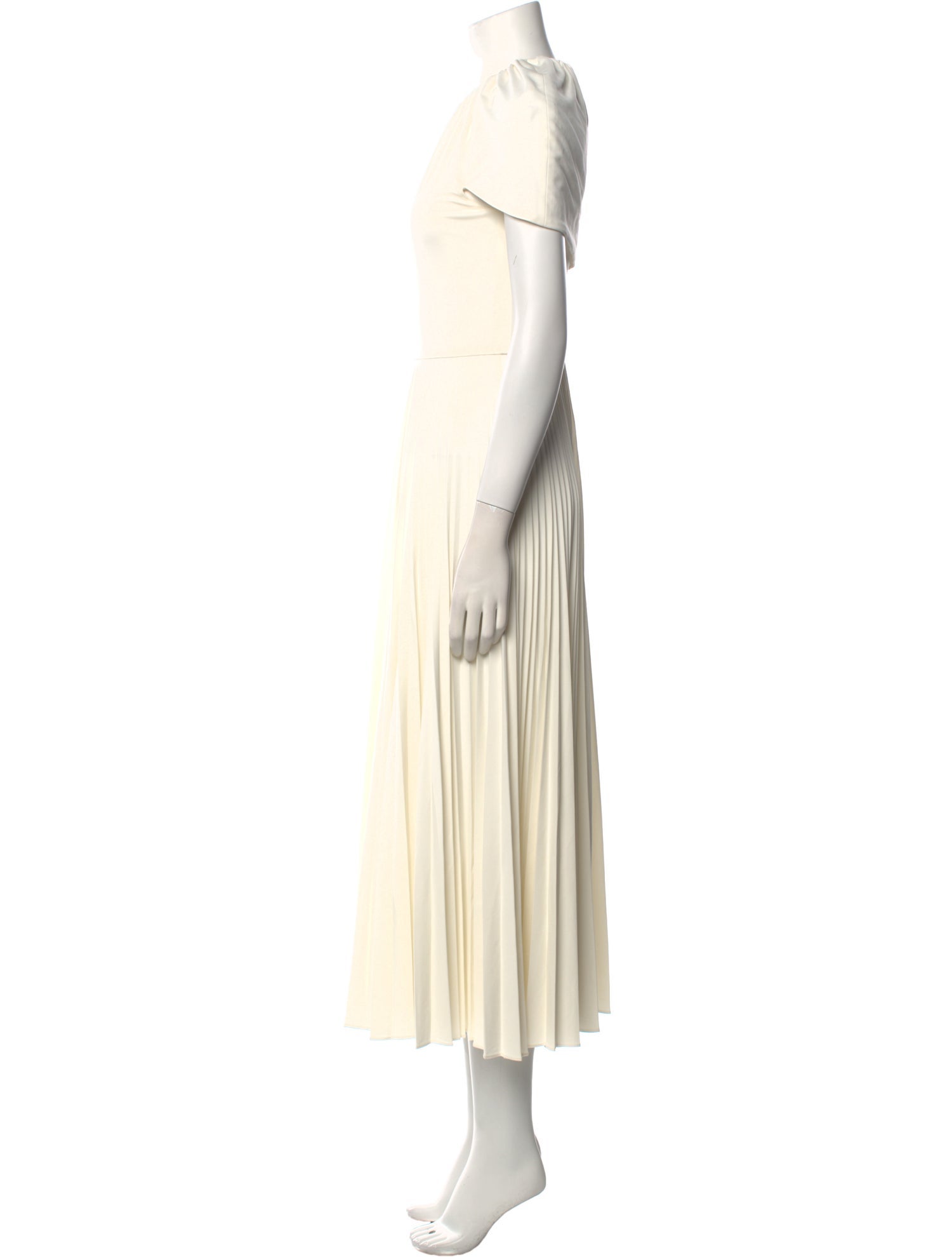 Brandon Maxwell Crew Neck Long Dress w/ Tags