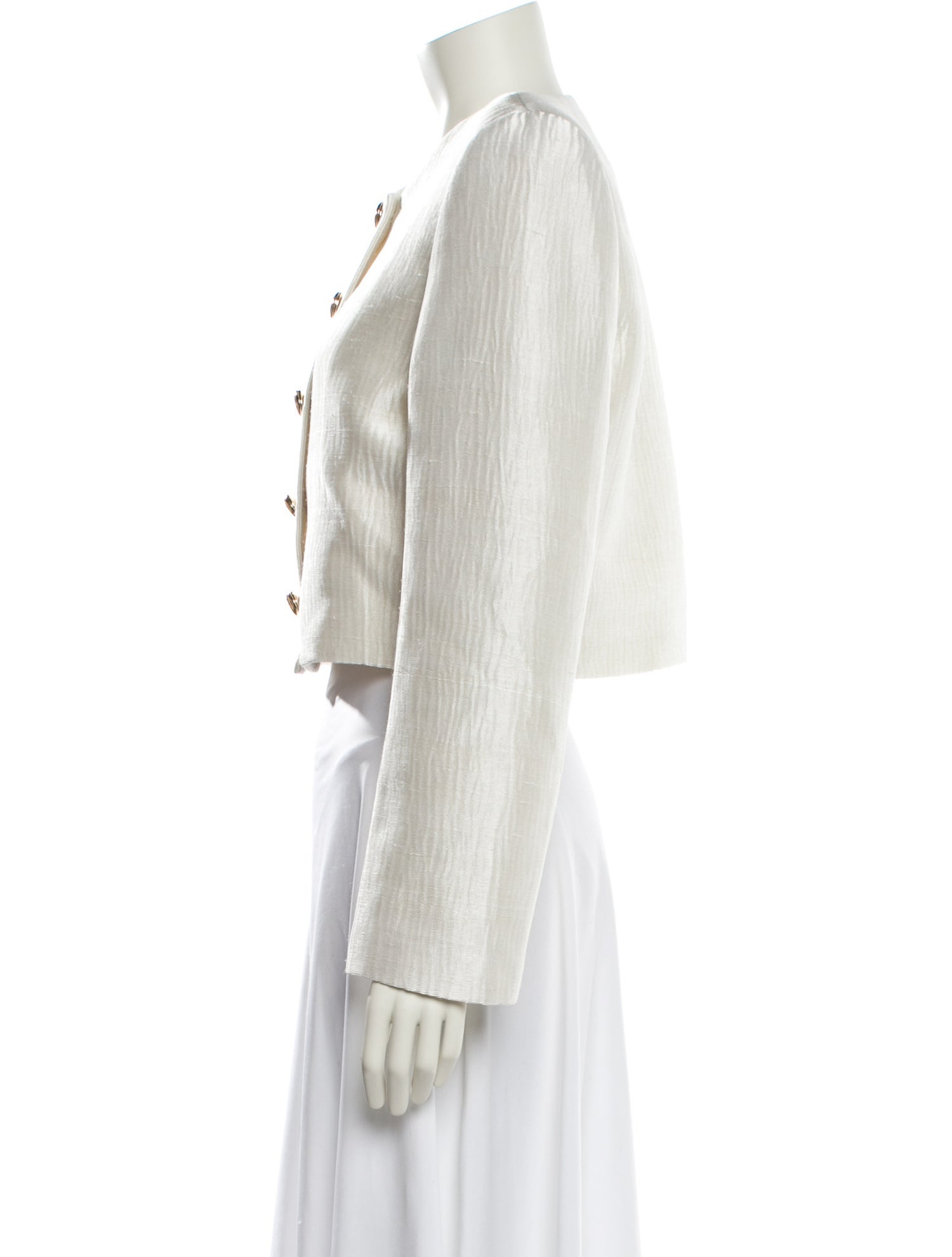 Brandon Maxwell Silk Evening Jacket