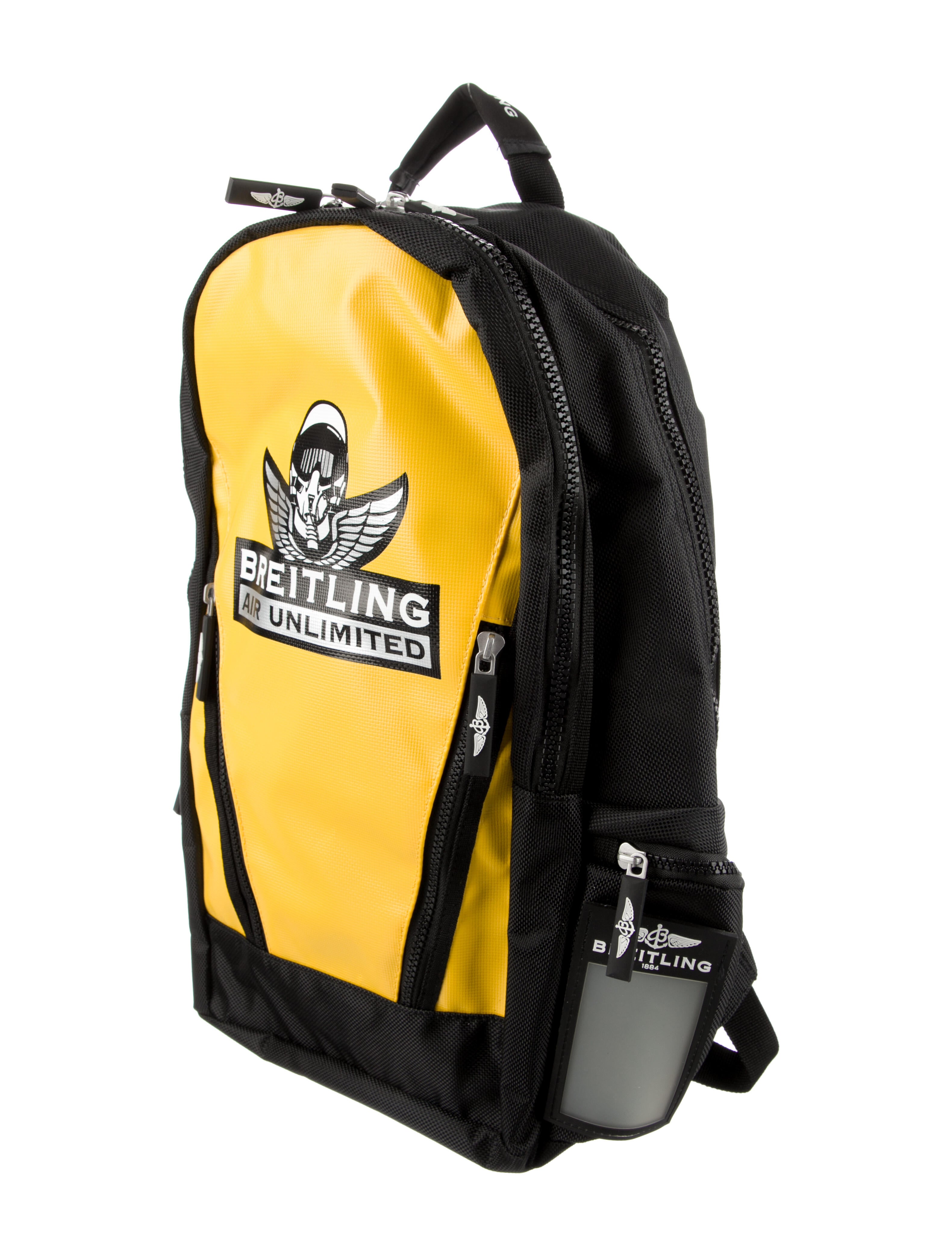 Breitling Air Unlimited Nylon Backpack - Black Backpacks, Bags