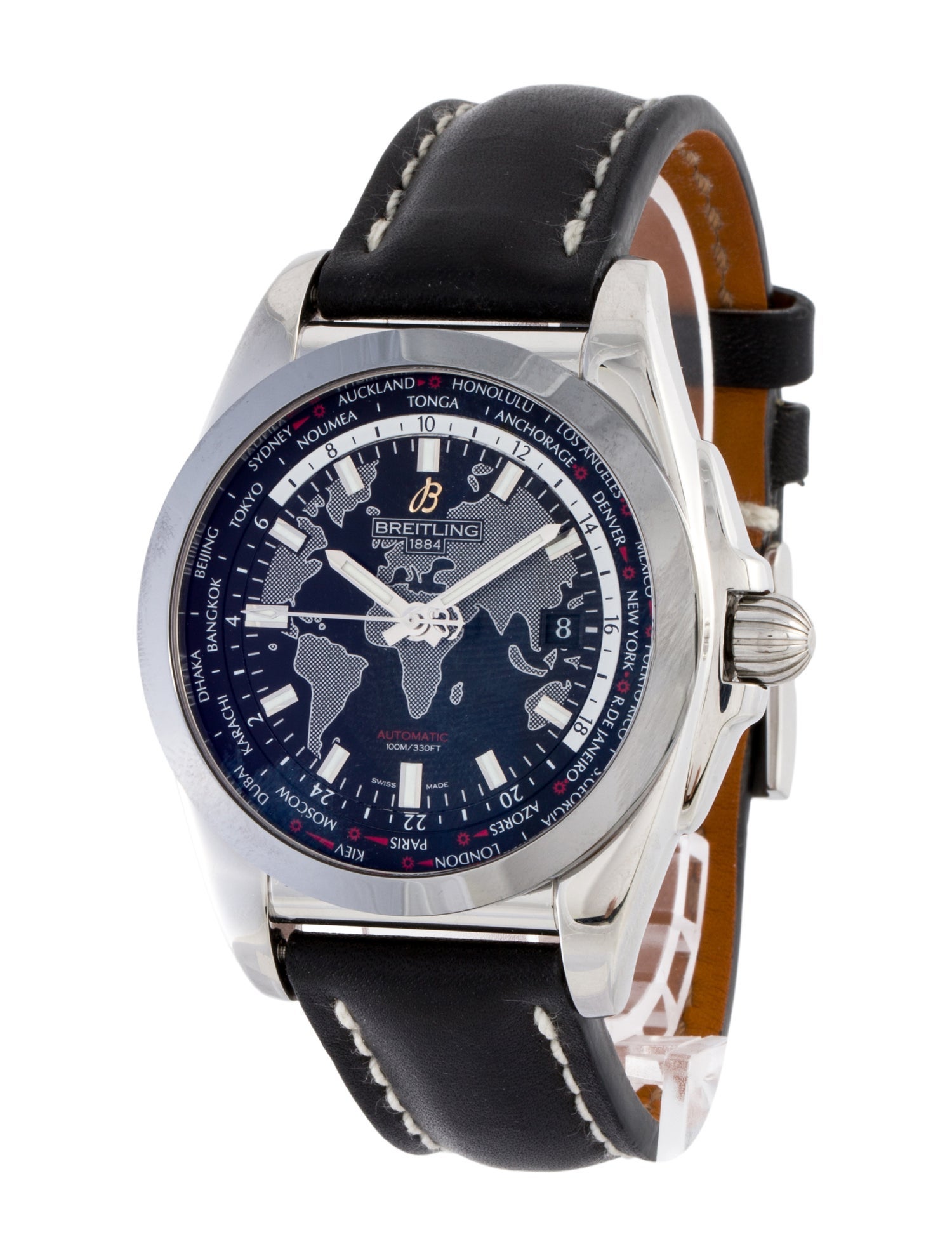 Breitling Galactic Unitime World Time Watch