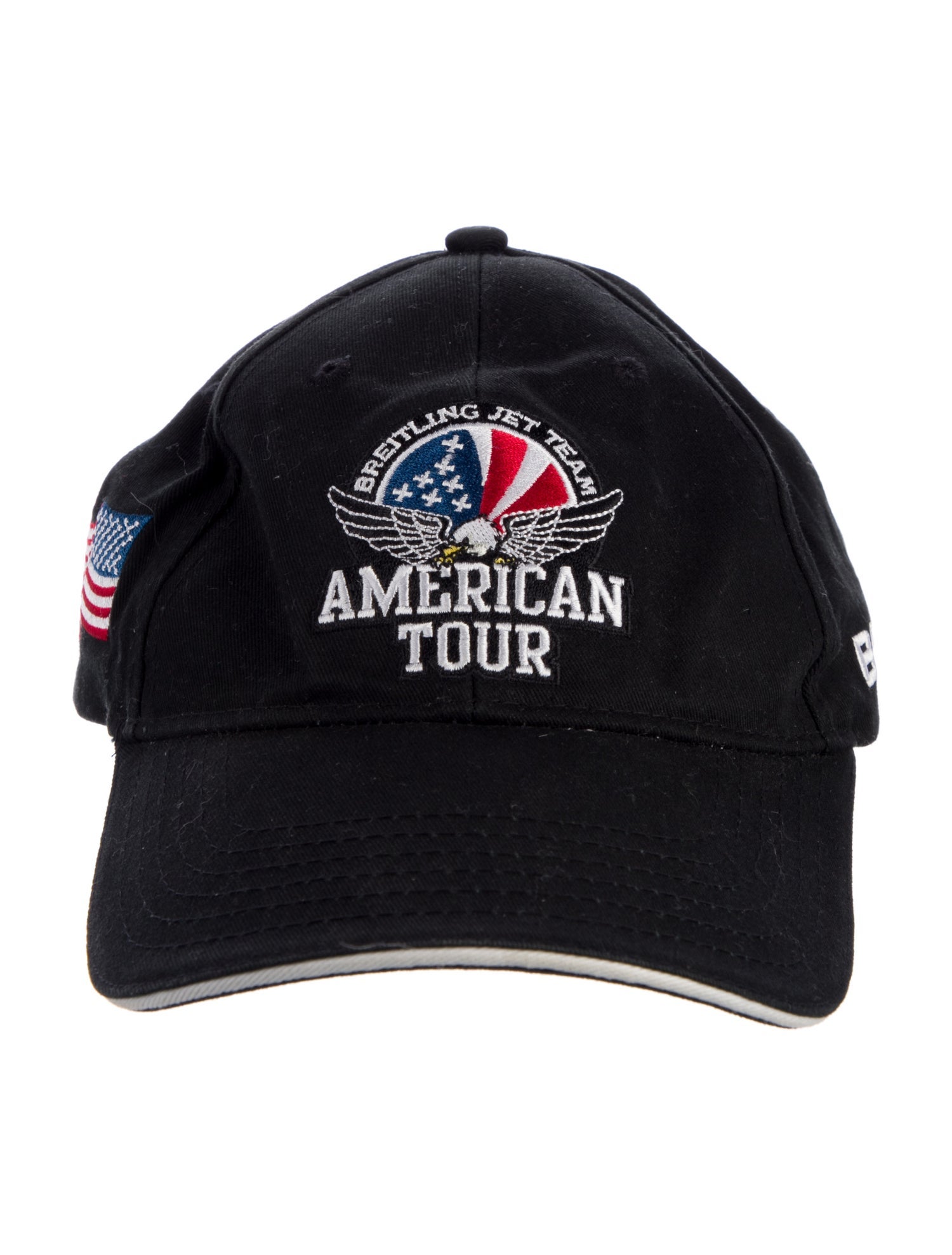 Breitling black pattern baseball cap