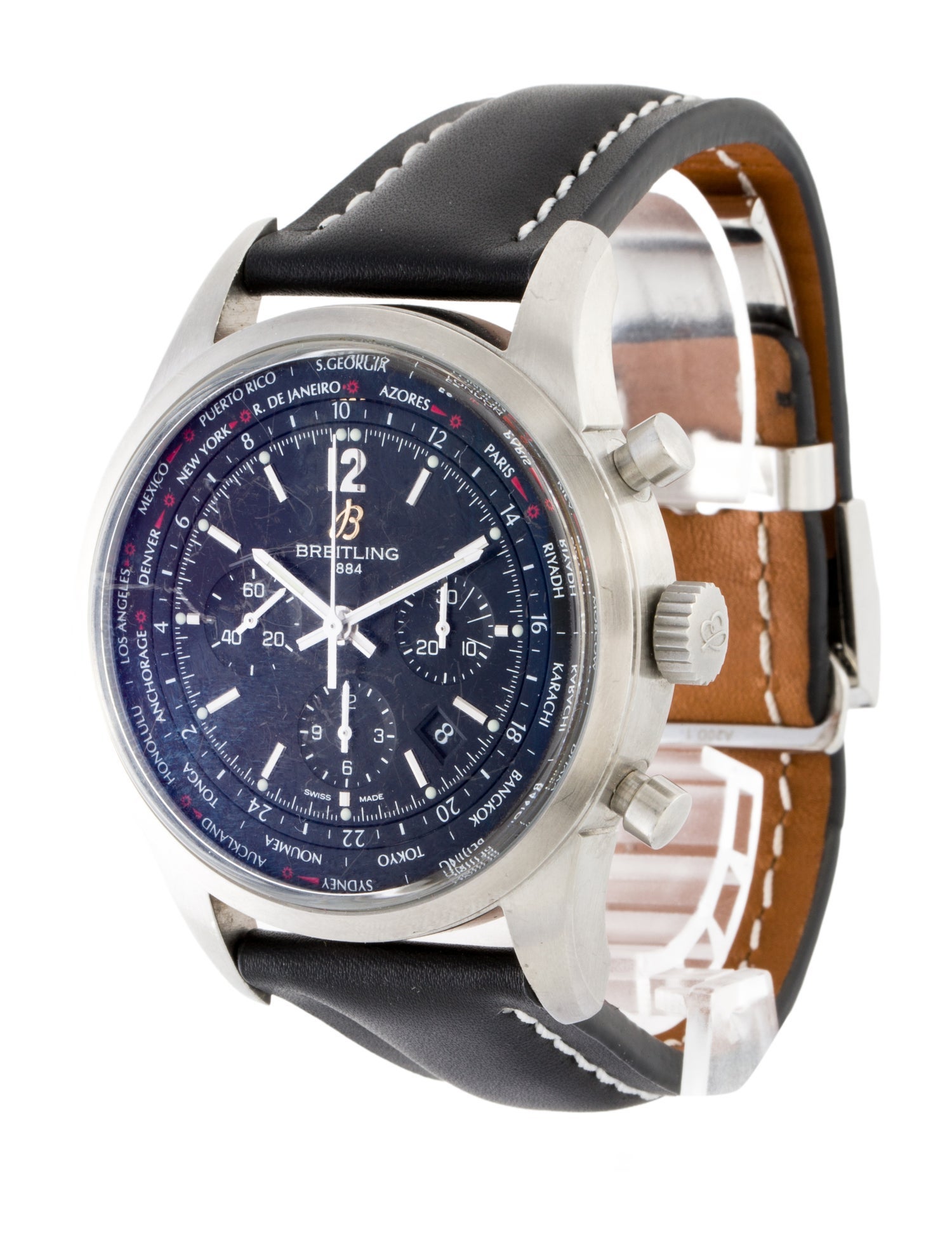 Breitling Transocean Unitime Pilot Watch
