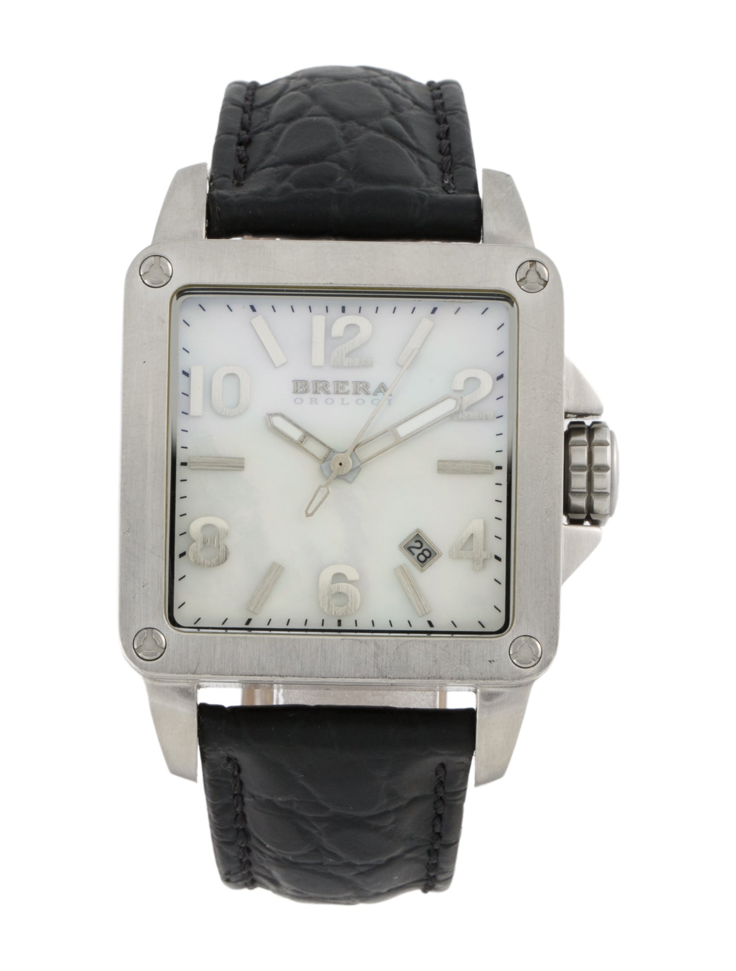 Brera Orologi White Exotic Dial Quartz Watch