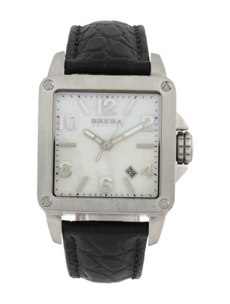 Brera Orologi White Exotic Dial Quartz Watch