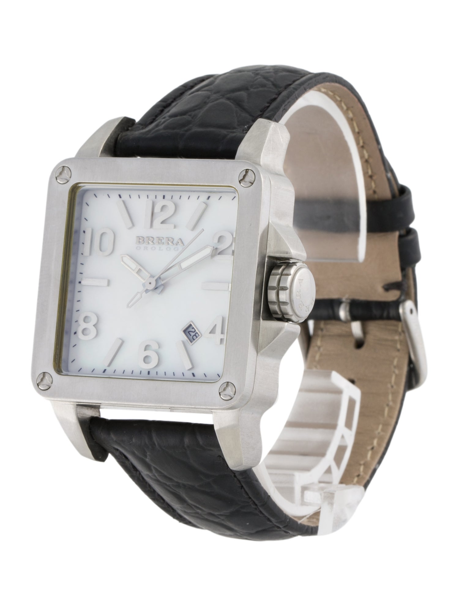 Brera Orologi White Exotic Dial Quartz Watch