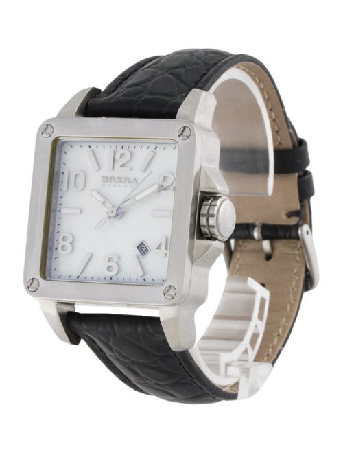 Brera Orologi White Exotic Dial Quartz Watch
