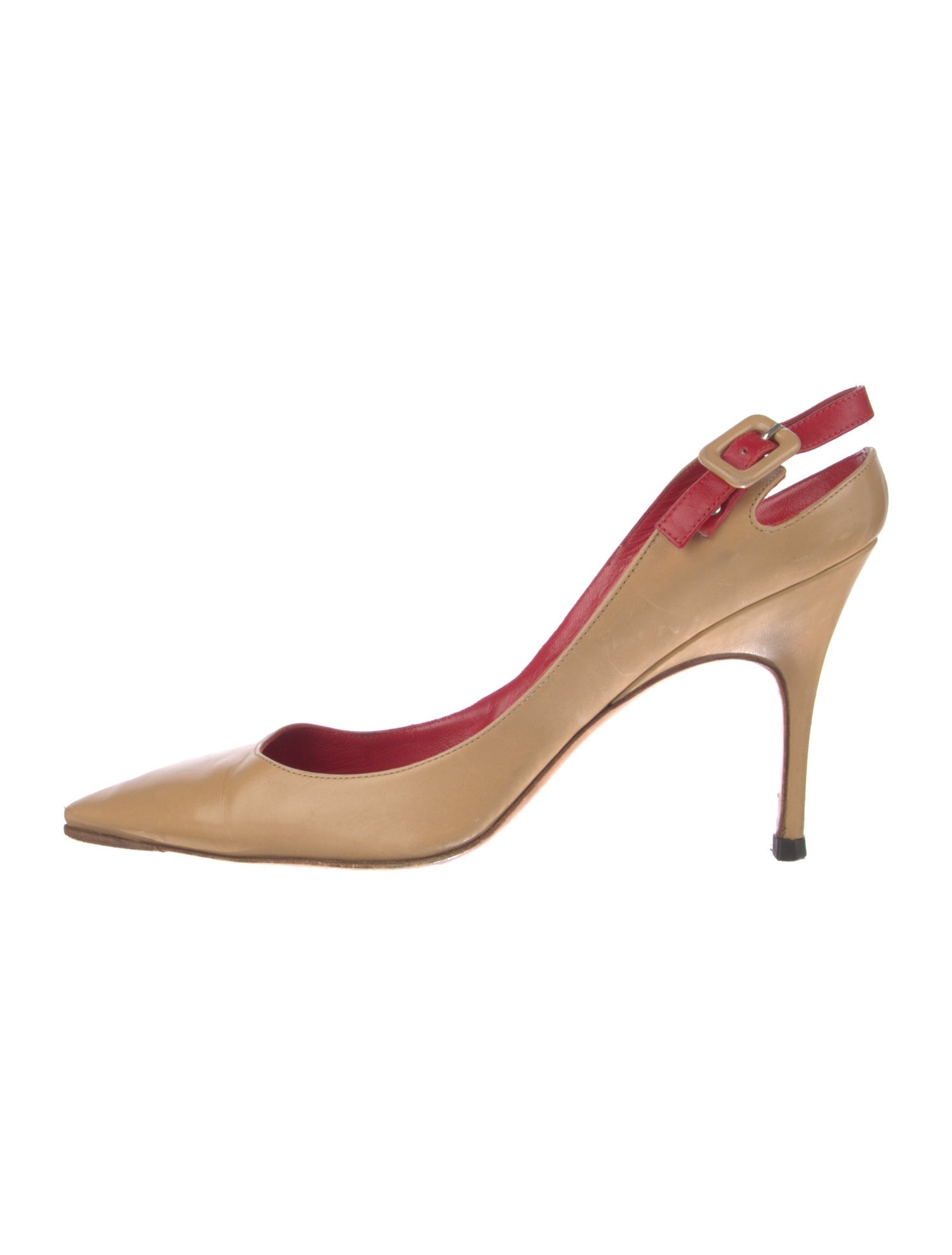 Bruno Frisoni Leather Slingback Pumps
