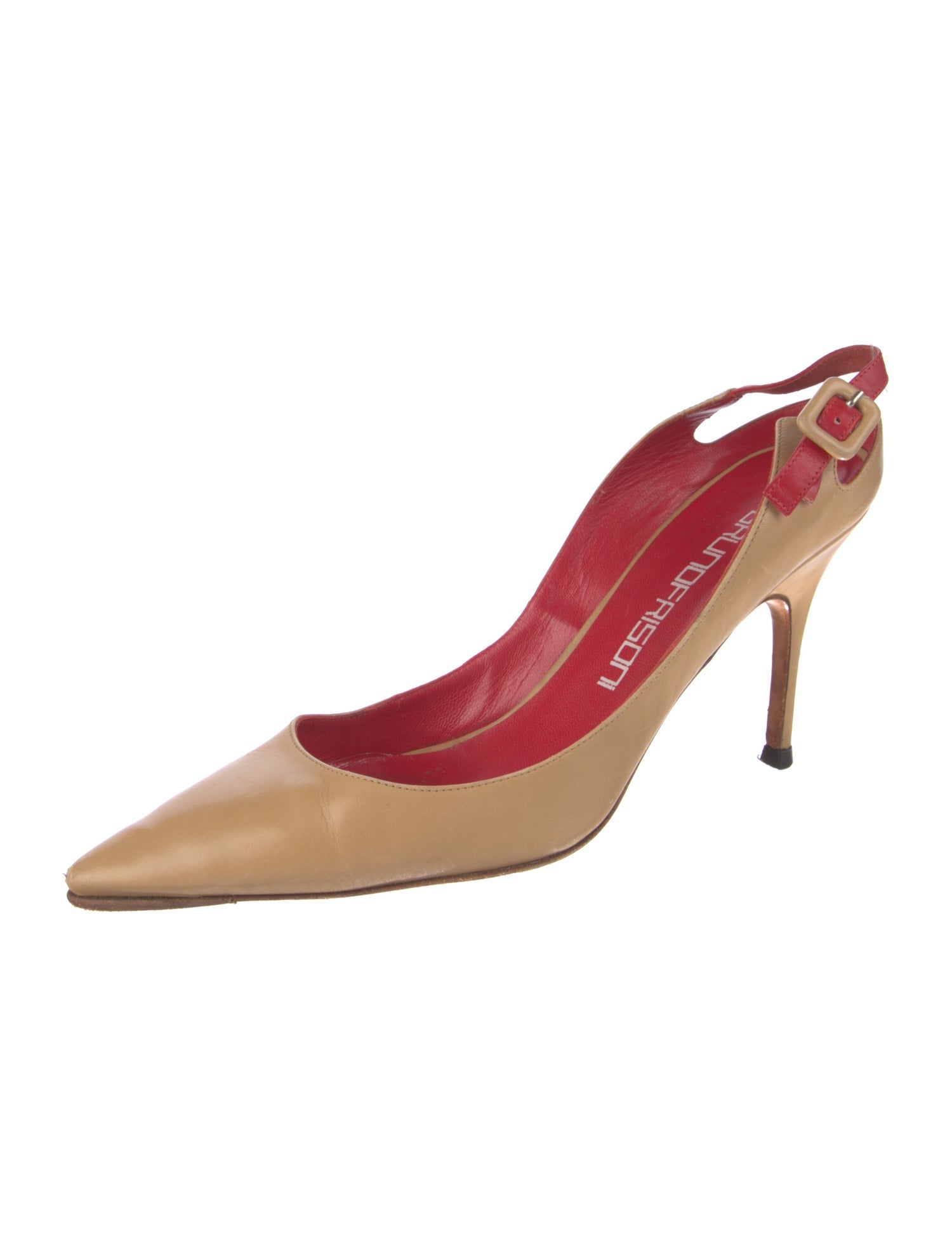 Bruno Frisoni Leather Slingback Pumps