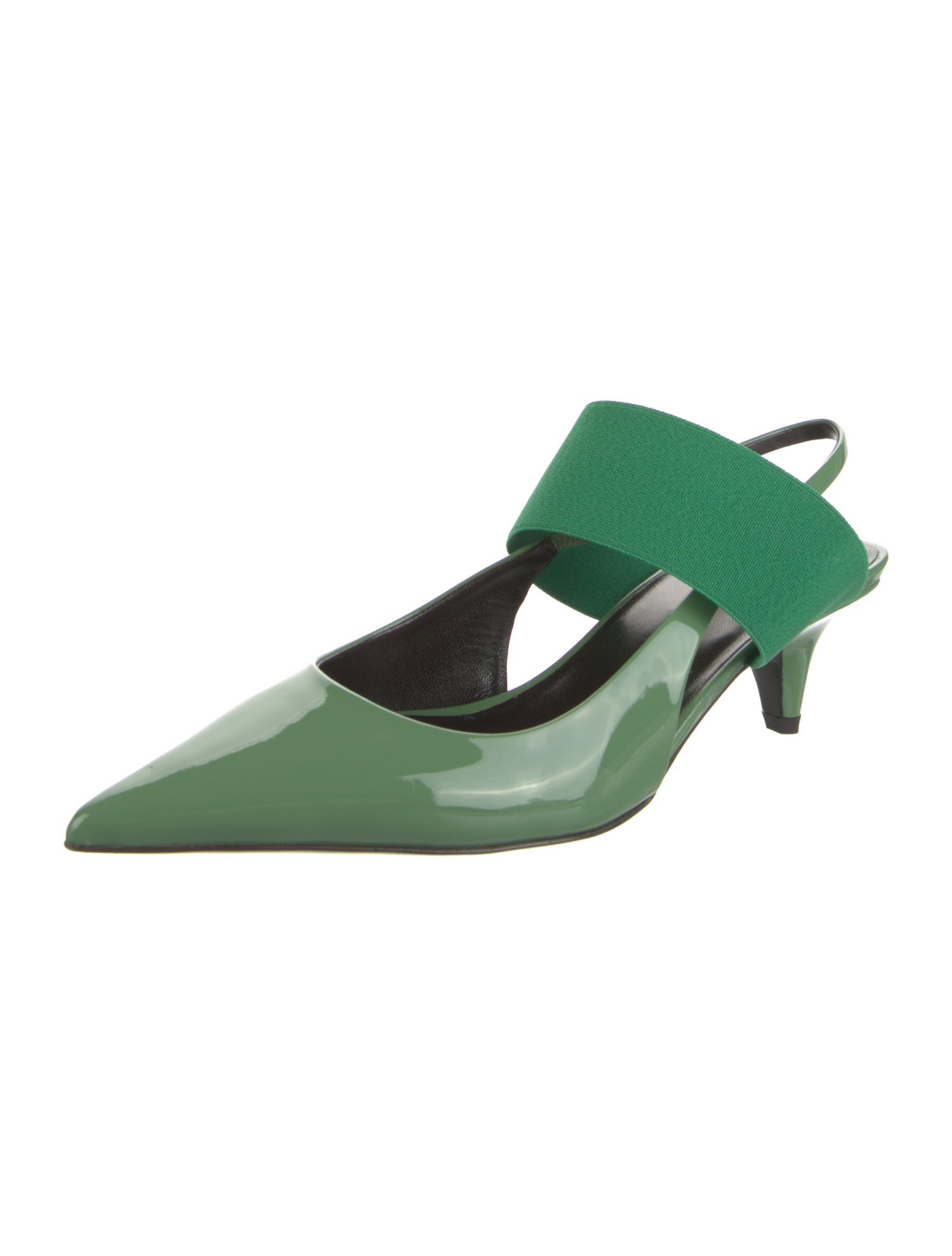 Bruno Frisoni Patent Leather Slingback Pumps