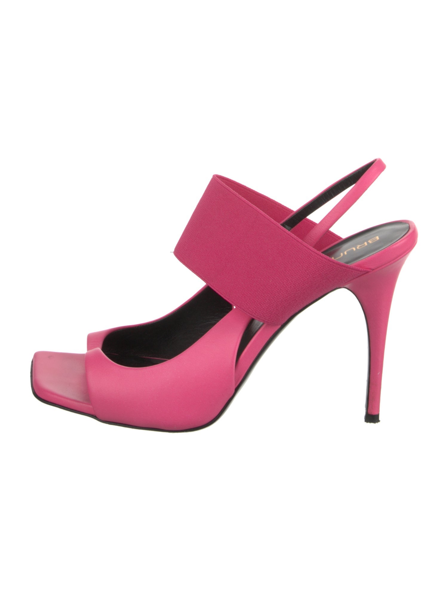 Bruno Frisoni Leather Printed Slingback Sandals