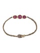 Brooke Gregson 18K Ruby Triple Orbit Station Bracelet