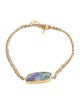 Brooke Gregson 18K Boulder Opal Ellipse Charm Bracelet