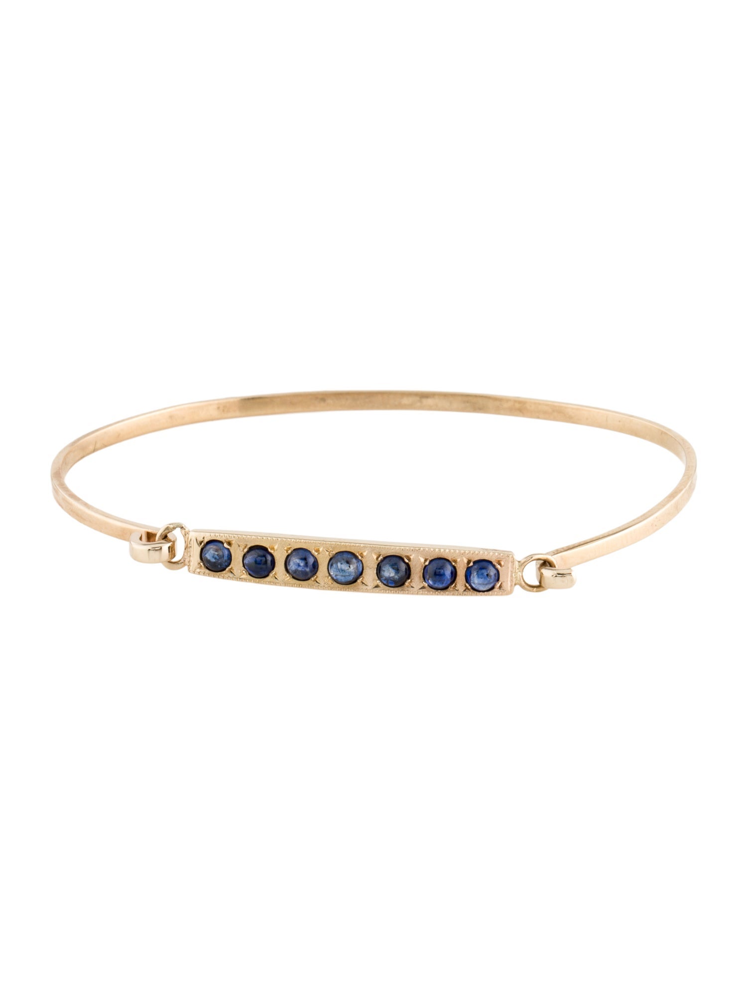 Brooke Gregson 14K 1.34ctw Sapphire Bangle