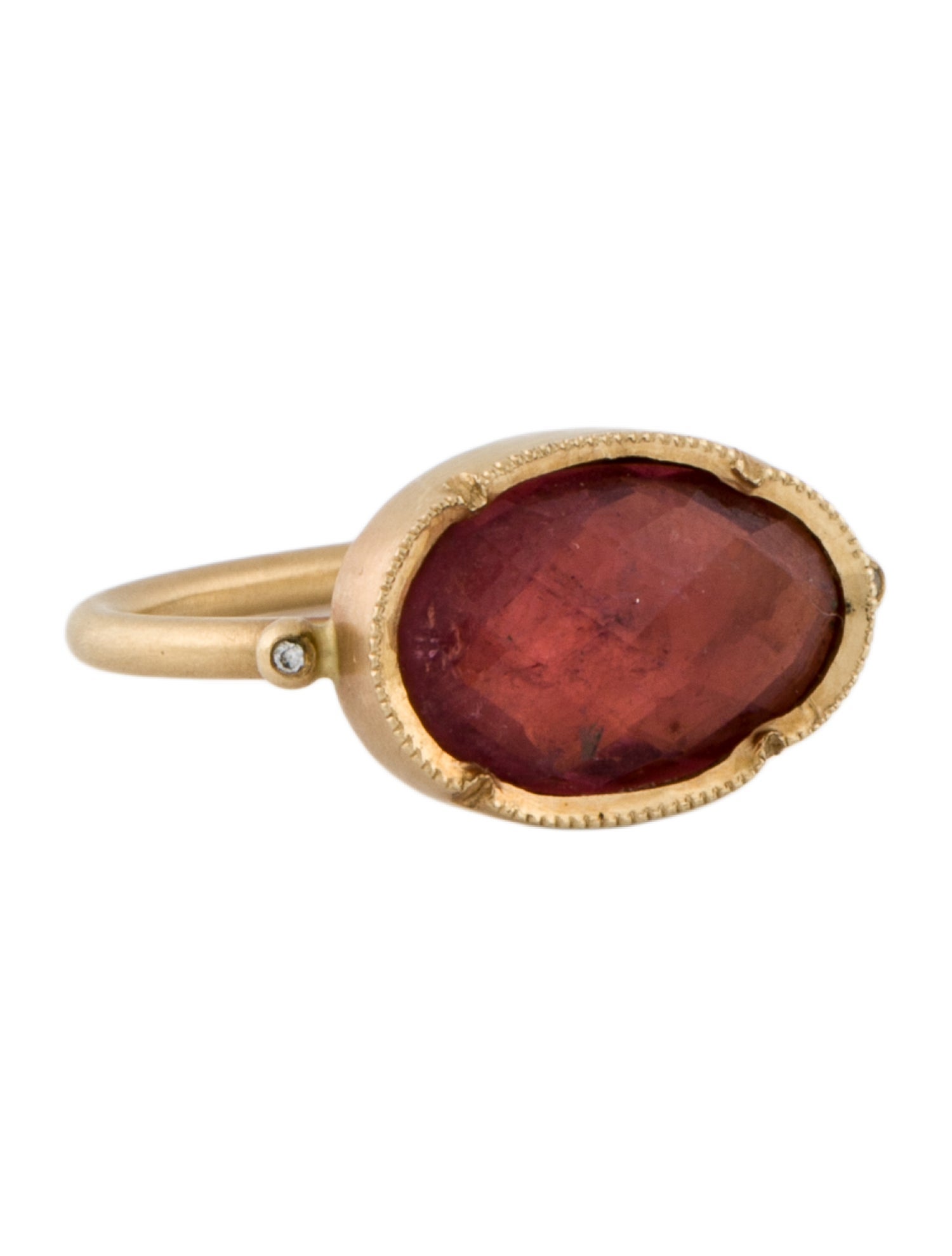 Brooke Gregson 14K Tourmaline & Diamond Cocktail Ring
