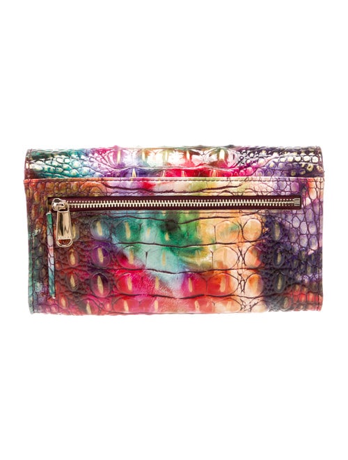 Brahmin Embossed Leather Clutch