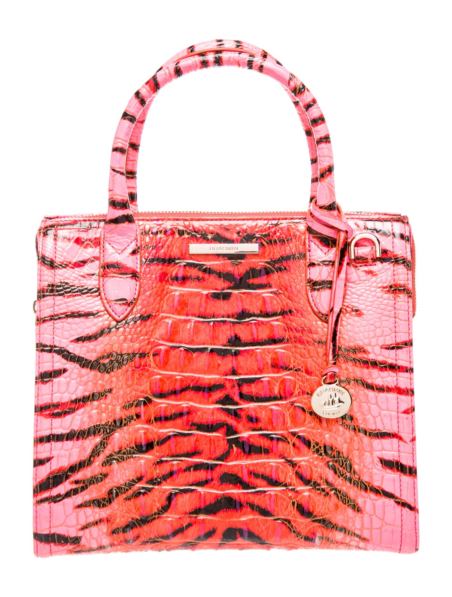 Brahmin Leather Top Handle Bag