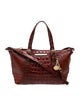 Brahmin Crocodile Top Handle Bag