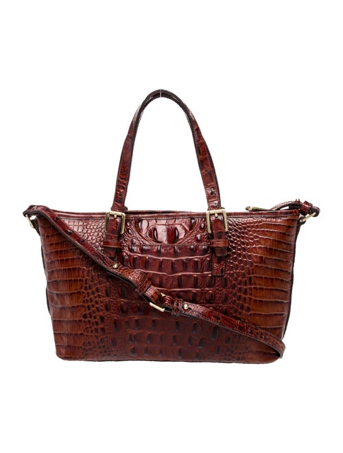 Brahmin Crocodile Top Handle Bag