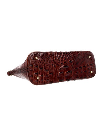 Brahmin Crocodile Top Handle Bag
