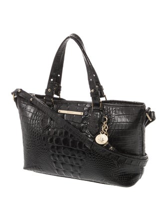 Brahmin Embossed Leather Shoulder Bag