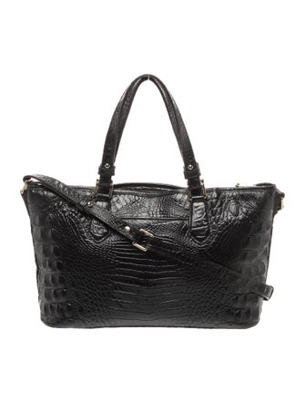 Brahmin Embossed Leather Shoulder Bag
