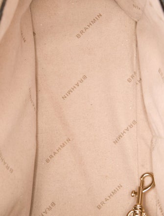 Brahmin Embossed Leather Shoulder Bag