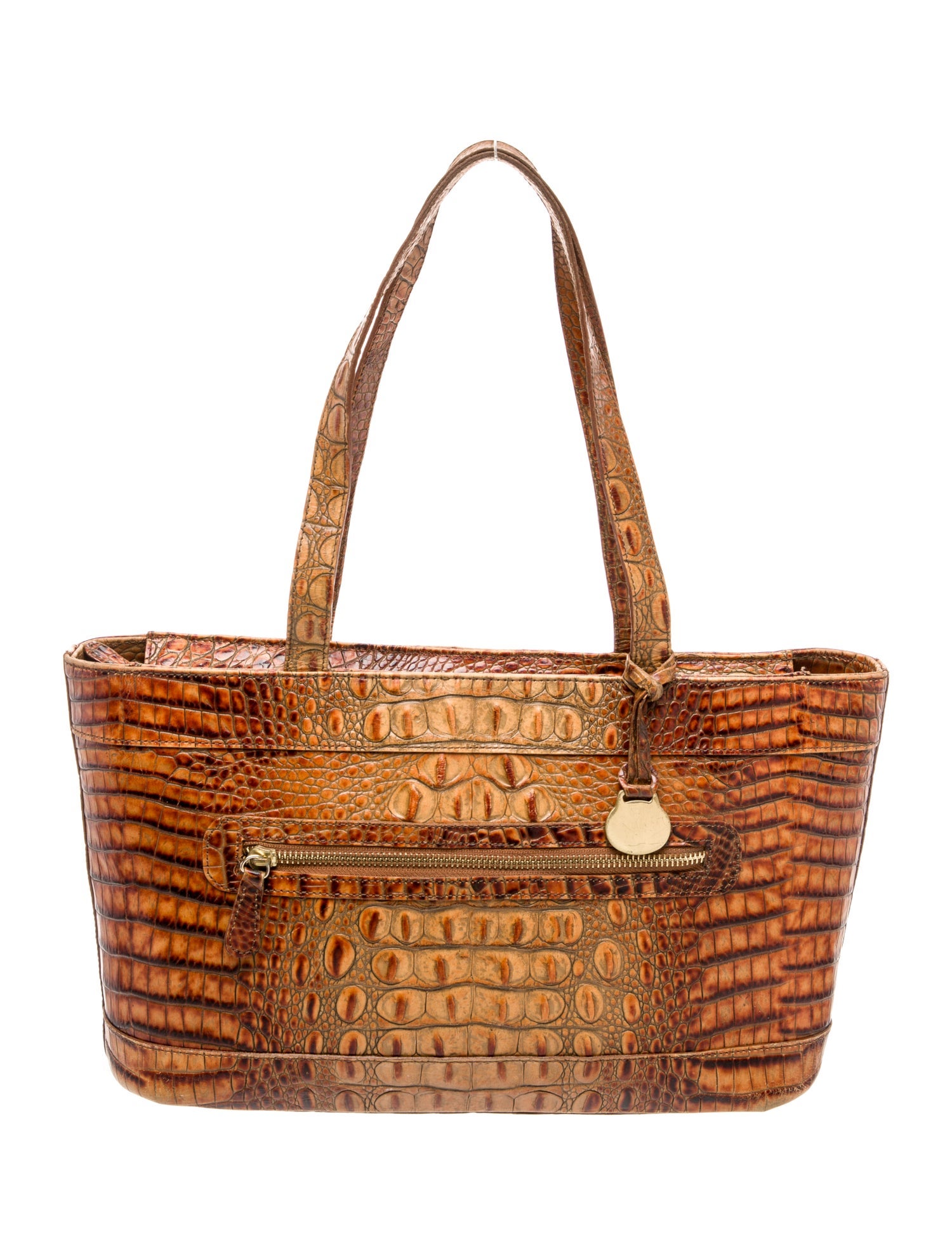 Brahmin Embossed Leather Tote