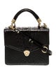 Brahmin Embossed Leather Top Handle Bag