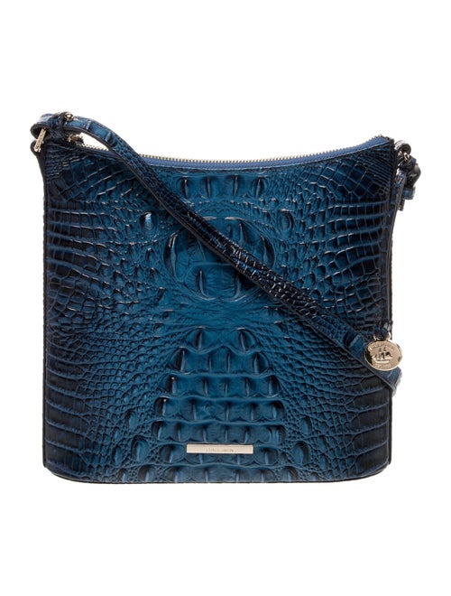 Brahmin Embossed Leather Crossbody Bag