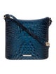 Brahmin Embossed Leather Crossbody Bag