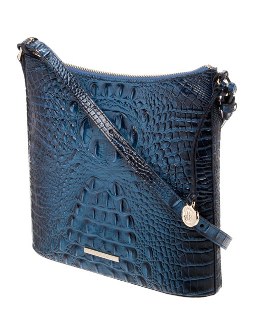 Brahmin Embossed Leather Crossbody Bag