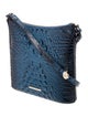 Brahmin Embossed Leather Crossbody Bag