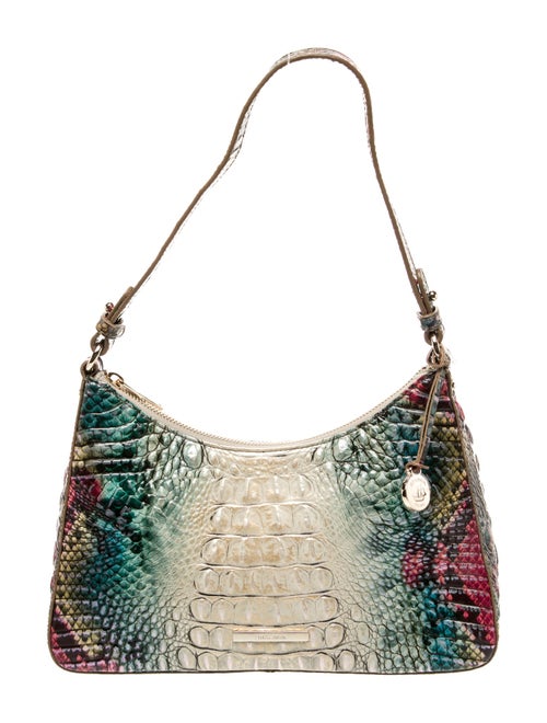 Brahmin Embossed Leather Shoulder Bag