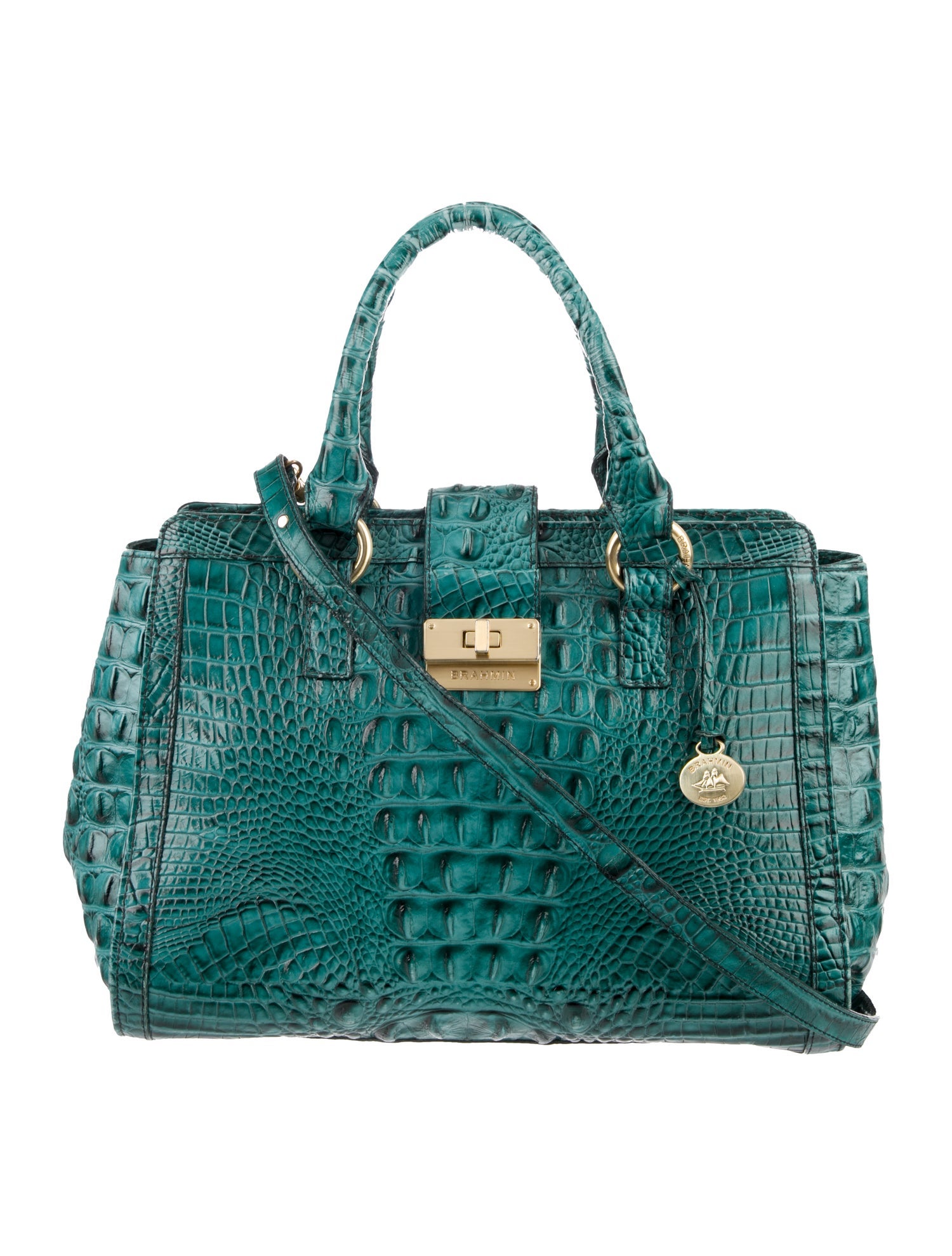 Brahmin Leather Top Handle Bag