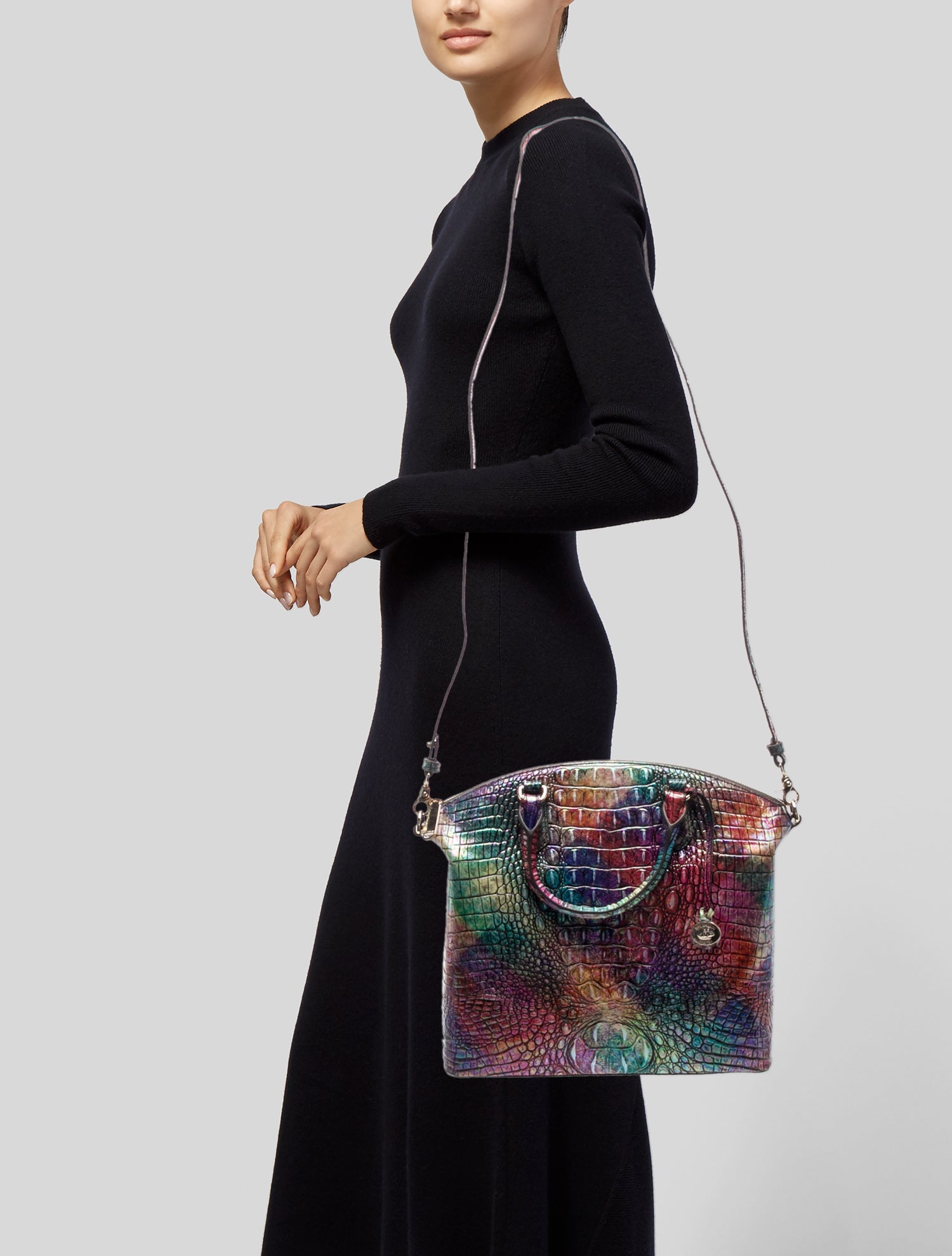 Brahmin Leather Top Handle Bag