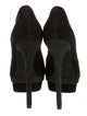 Brian Atwood Suede Peep-Toe Pumps