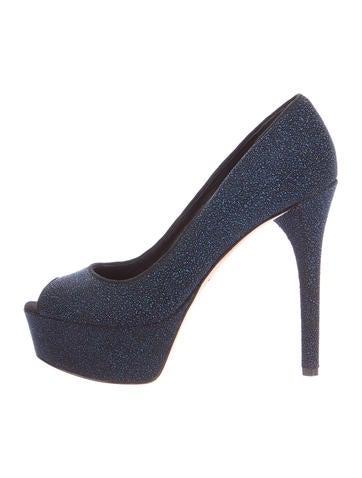 Brian Atwood Metallic Platform Pumps
