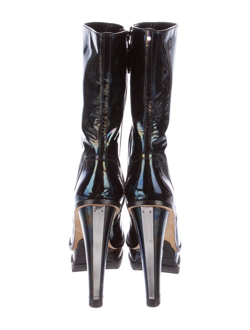 Brian Atwood Platform Mid-Calf Rain Boots