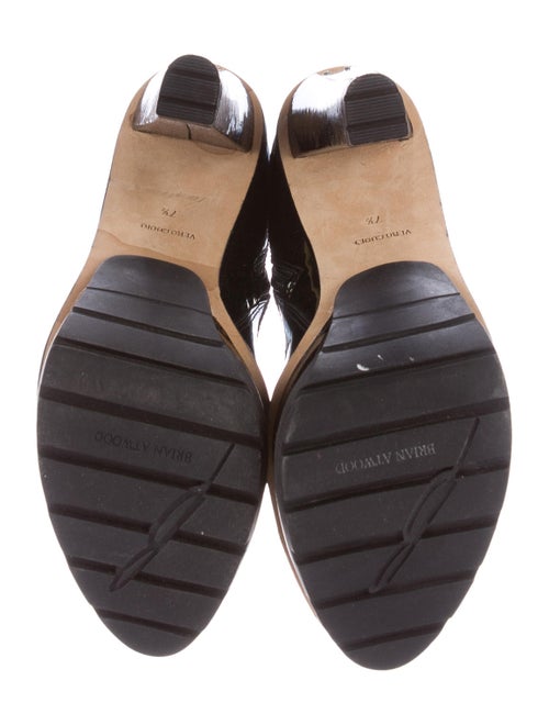 Brian Atwood Platform Mid-Calf Rain Boots