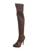 Brian Atwood Leather Sock Boots