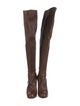 Brian Atwood Leather Sock Boots